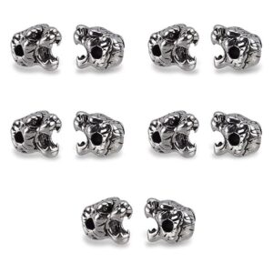 UNICRAFTALE 10 cuentas de acero inoxidable 304 con forma