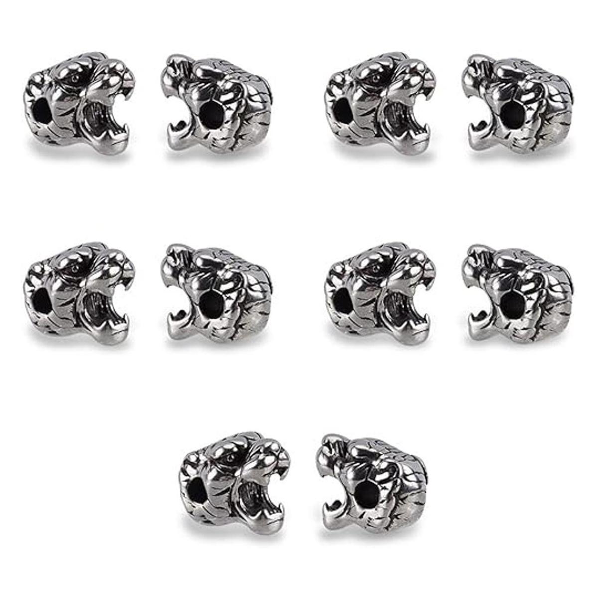 UNICRAFTALE 10 cuentas de acero inoxidable 304 con forma
