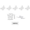 UNICRAFTALE Acerca de 100pcs Mariposa Patrón Charms