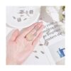 UNICRAFTALE 24 colgantes de acero inoxidable 304 con 3