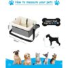 UNICITII Asiento de coche para perros pequeños asiento