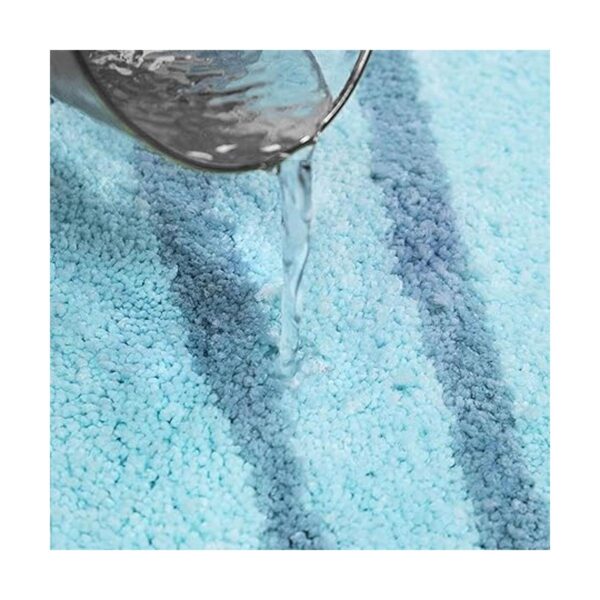UNIBATH Alfombra de baño con diseño de concha de mar para