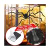 Juego de 2 decoraciones gigantes de araña de Halloween de