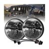 Faro LED de 7 pulgadas aprobado por DOT faros delanteros_1