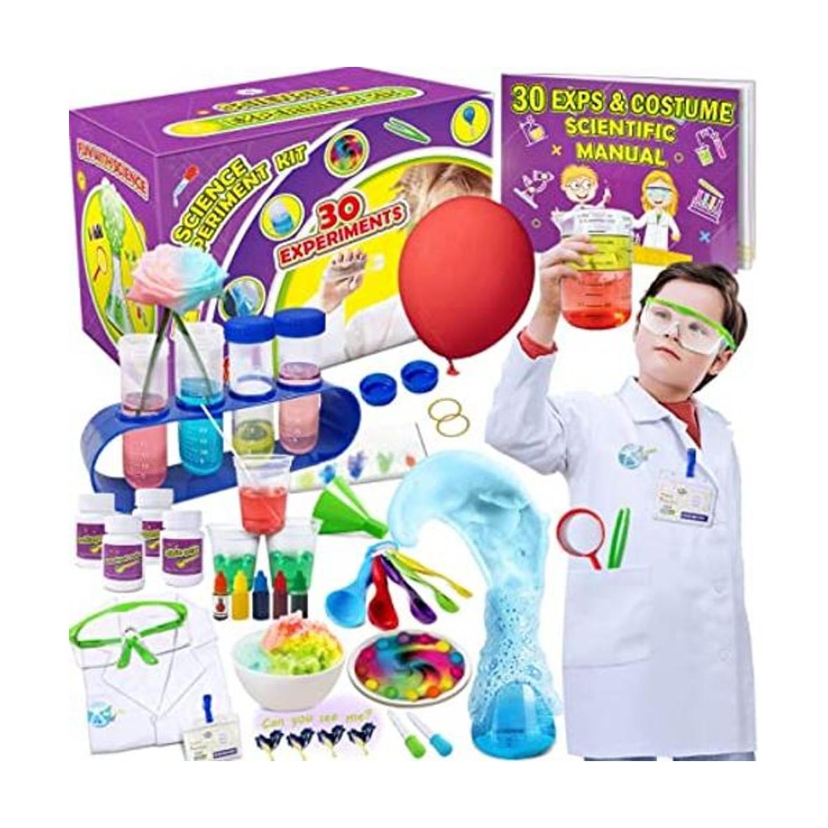 UNGLINGA Kit de ciencia para niños 30 experimentos