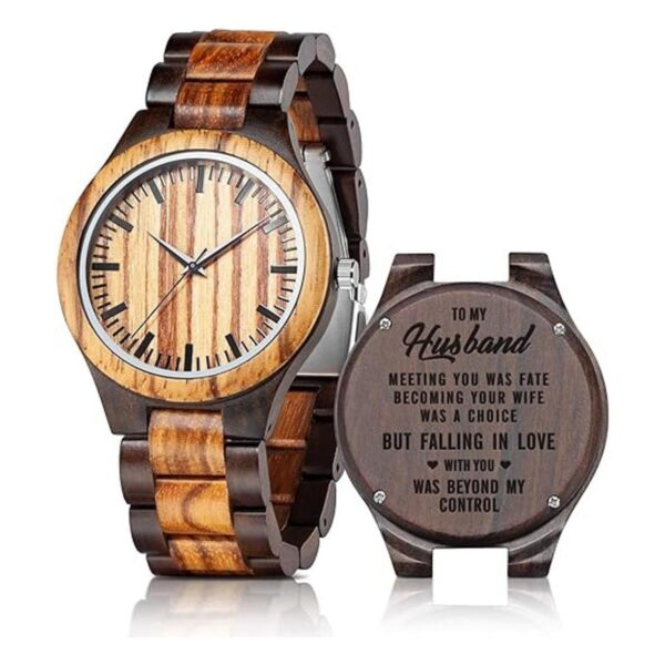 Relojes de madera grabados personalizados Relojes de