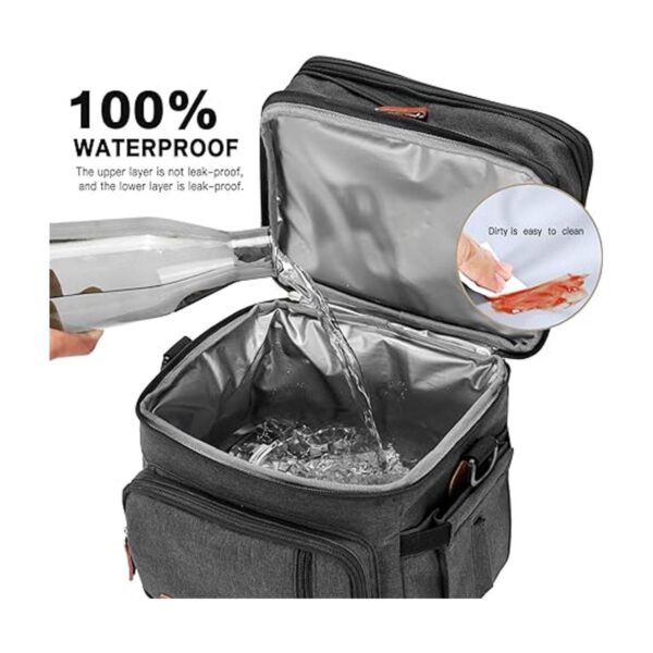 Lonchera para hombre con doble compartimento con_5