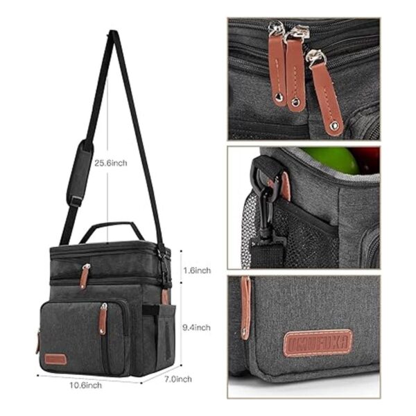 Lonchera para hombre con doble compartimento con_6