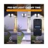 UME Luz de seguridad LED WiFi inteligente con sensor de_4
