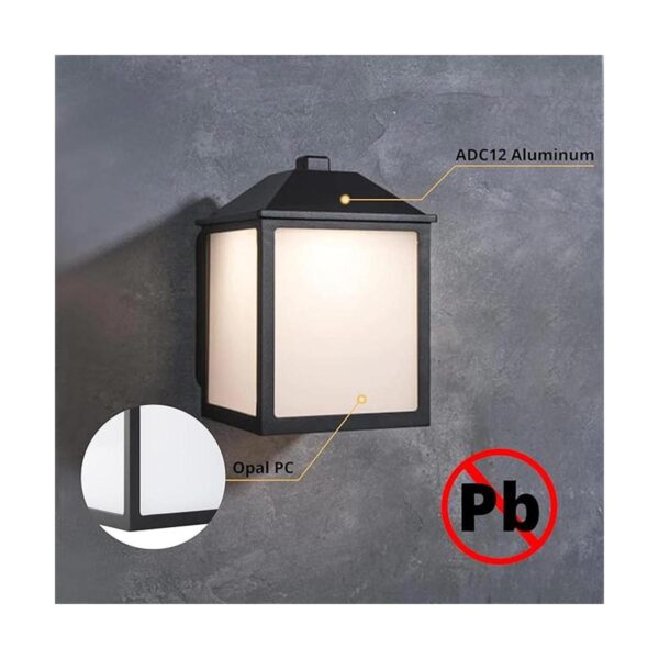 UME Linterna LED de pared para interiores y exteriores_3