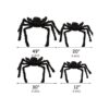Decoración de araña peluda de Halloween 4 piezas de_3