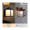 UME Linterna LED de pared para interiores y exteriores_2