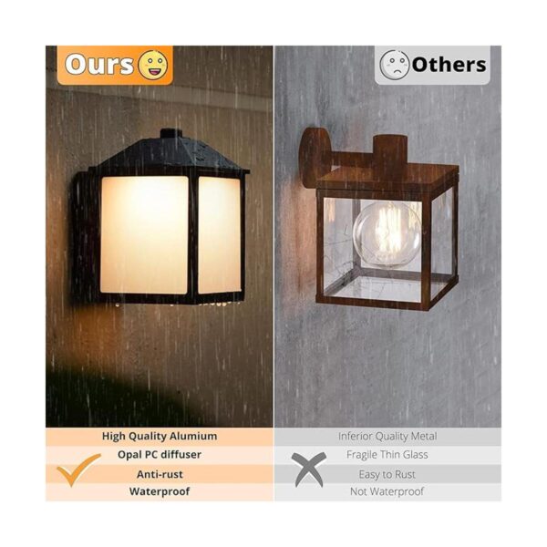 UME Linterna LED de pared para interiores y exteriores_2