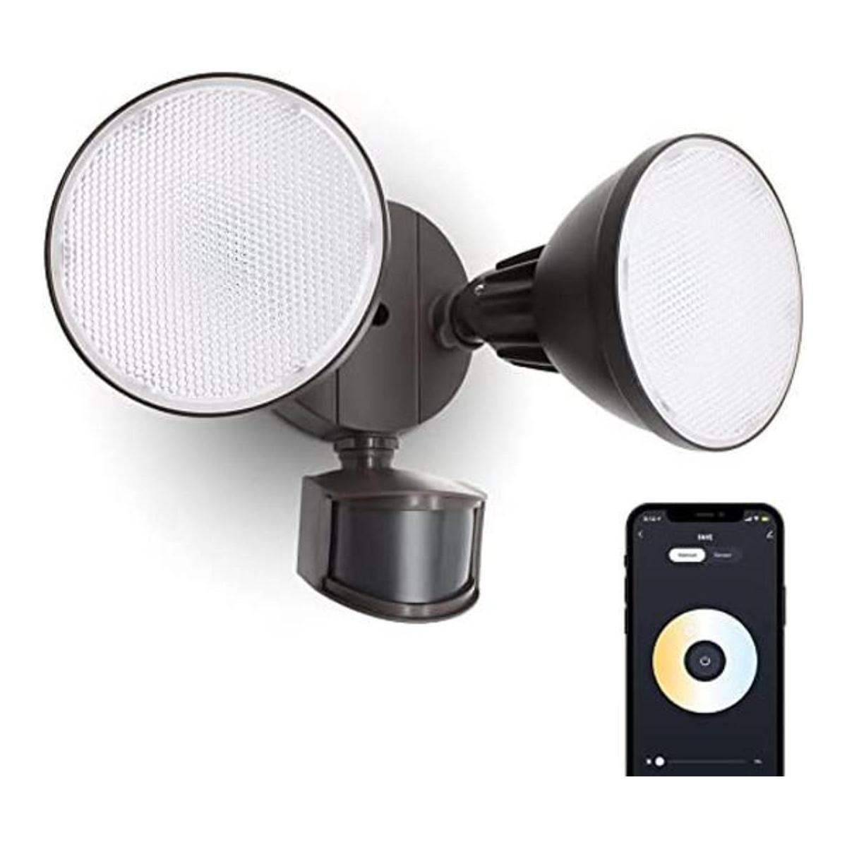 UME Luz de seguridad LED WiFi inteligente con sensor de