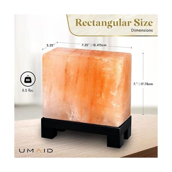 UMAID Auténtica lámpara de sal natural del Himalaya_3