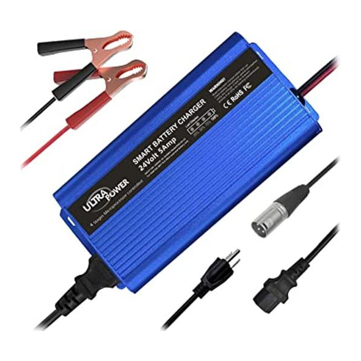Ultrapower cargador de batería 5 A 24 V cargador de truco