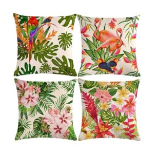 Ulove Love Youurself Fundas de almohada cuadradas de lino