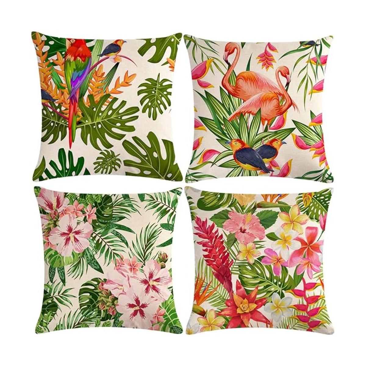 Ulove Love Youurself Fundas de almohada cuadradas de lino