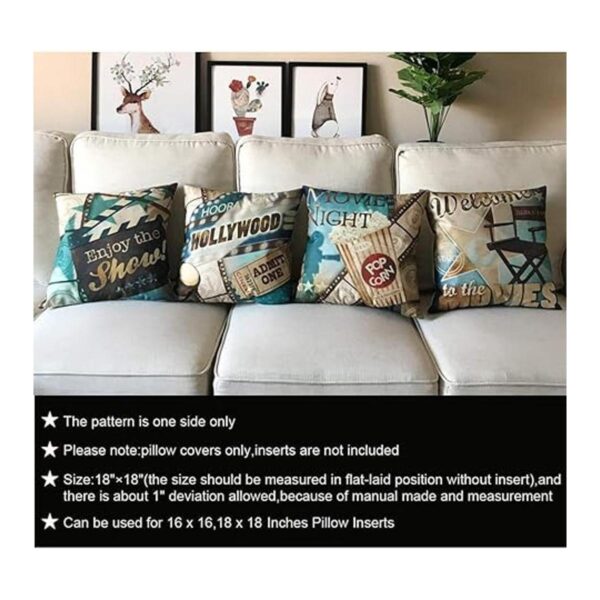 Ulove Love Youurself Juego de 4 fundas de almohada de