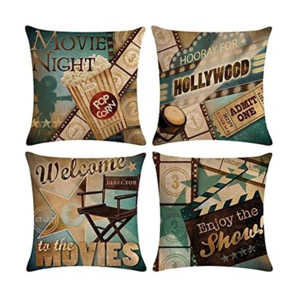 Ulove Love Youurself Juego de 4 fundas de almohada de