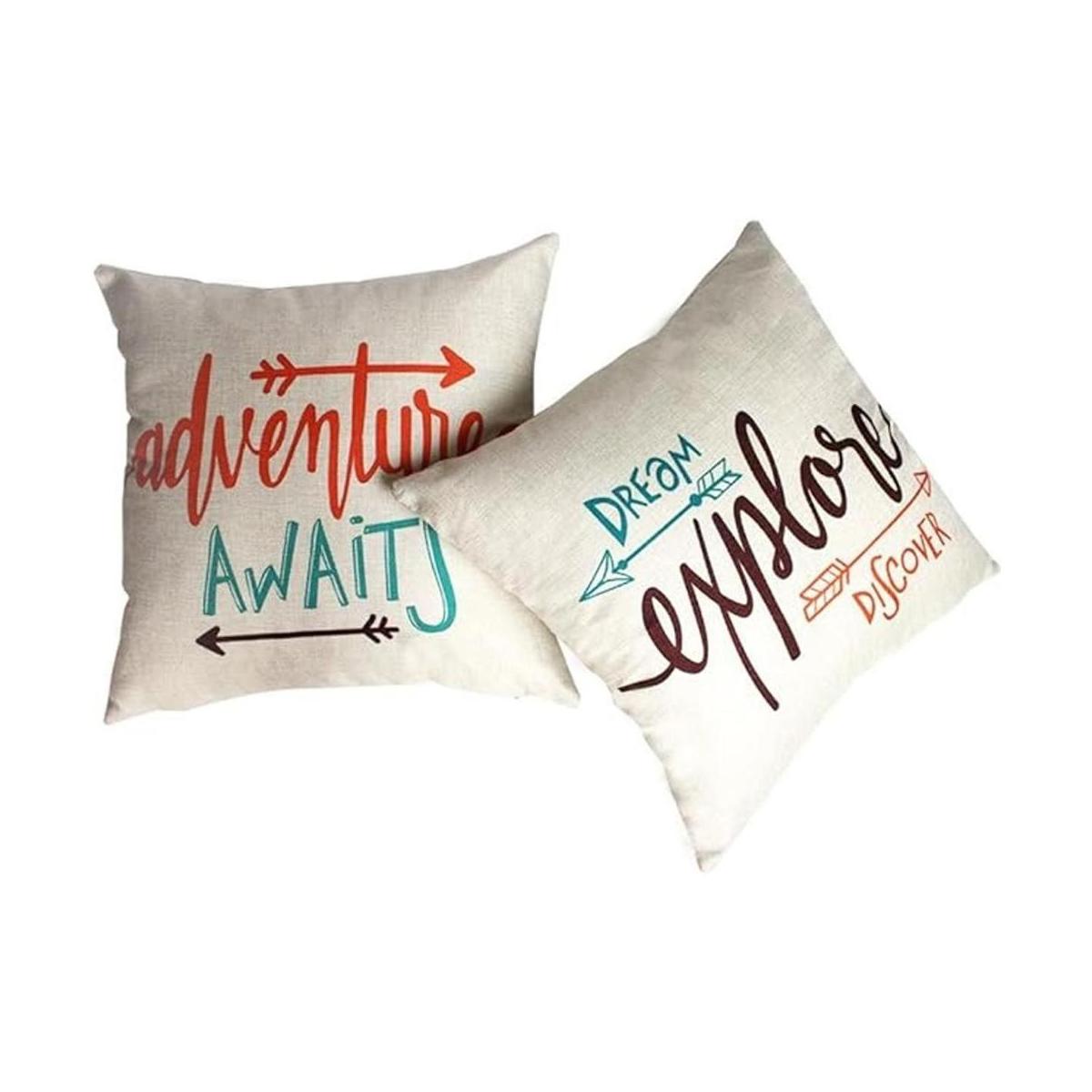 Juego de 2 fundas de almohada de ULOVE Love Yourself con