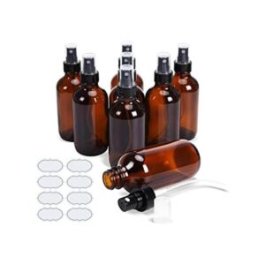Pulverizadores de niebla fina 4 oz ámbar Boston botellas_1