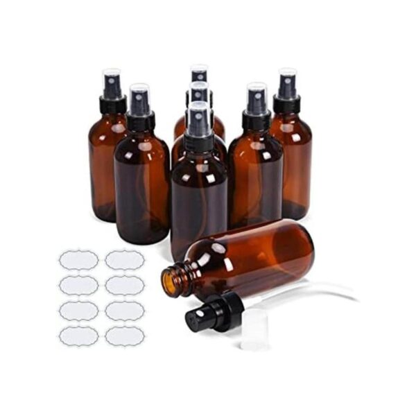 Pulverizadores de niebla fina 4 oz ámbar Boston botellas_1