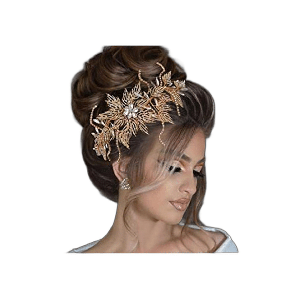ULAPAN Diadema para novia color dorado