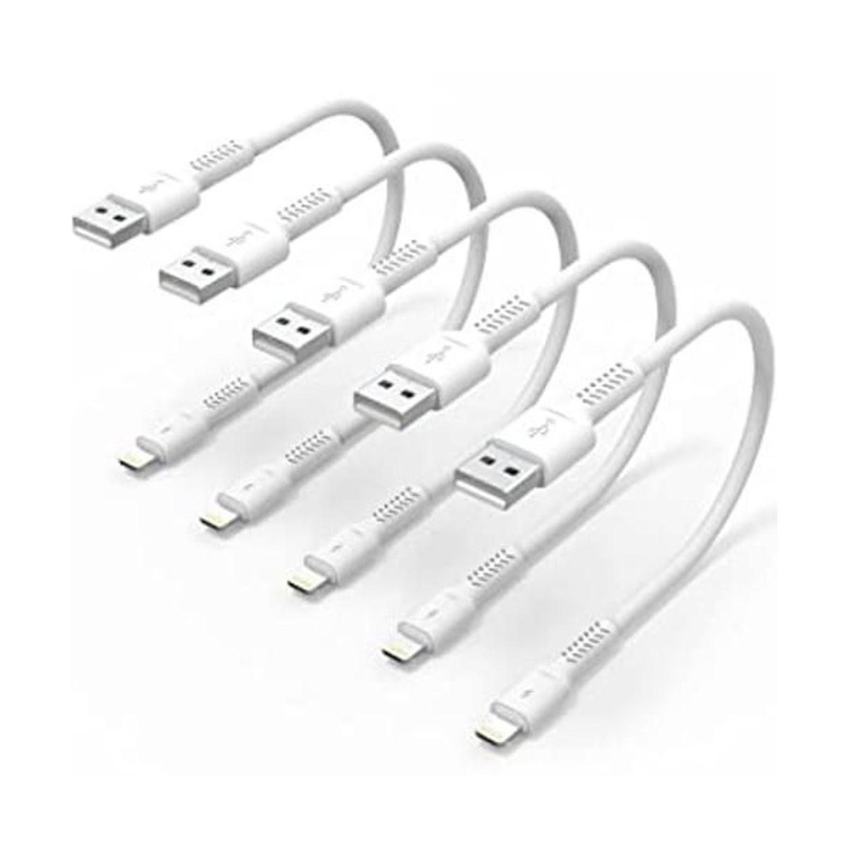 Cable de carga corto para iPhone de 6 pulgadas 0.5 pies