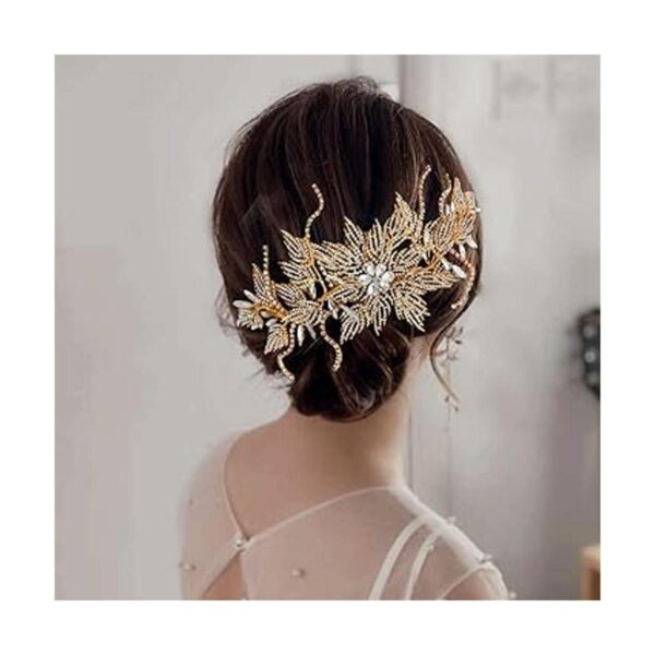 ULAPAN Diadema para novia color dorado_6