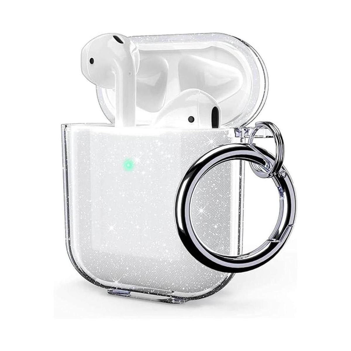 ULAK Funda compatible con Airpods transparente funda