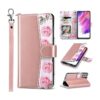 ULAK Funda compatible con Galaxy S21 FE 5G funda con tapa_1
