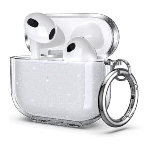 ULAK Funda compatible con AirPods 3 con purpurina_1