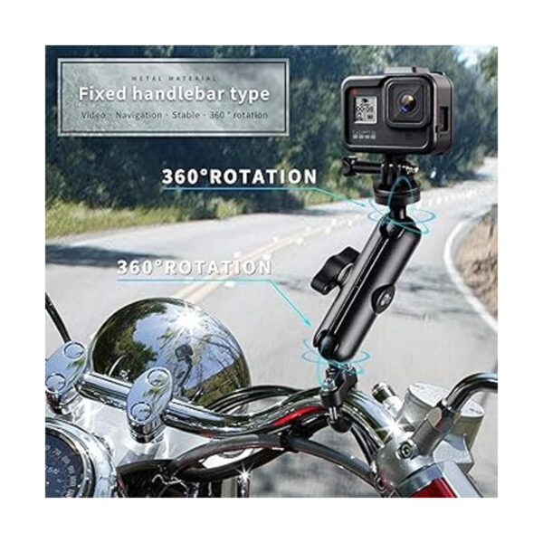 UIRWOU Soporte de motocicleta de 360 para GoPro_2