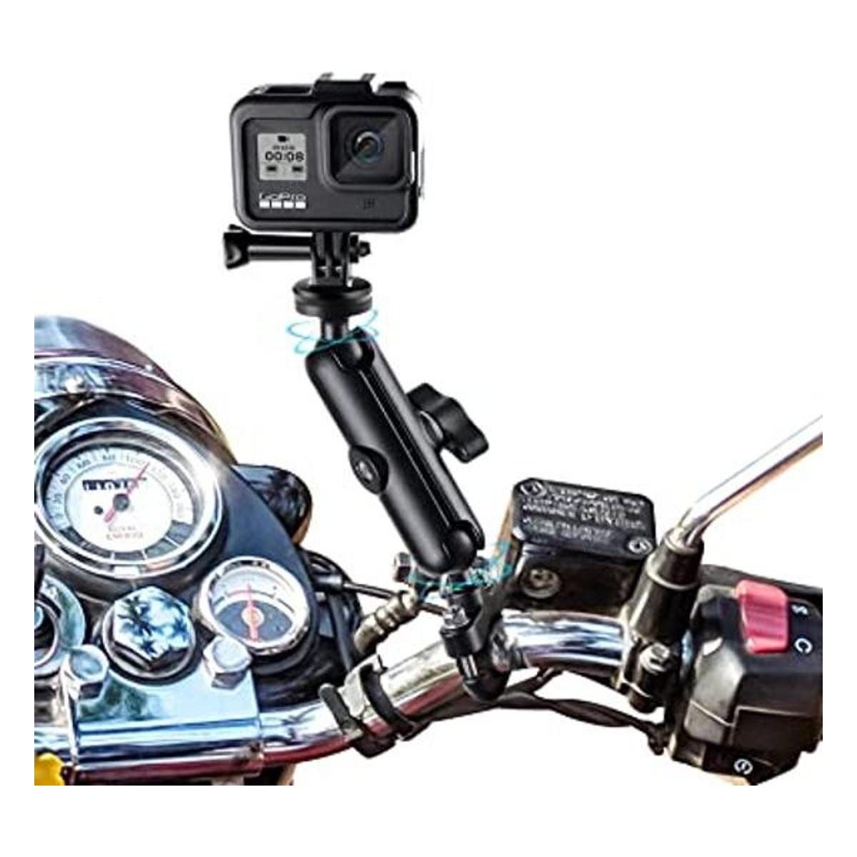UIRWOU Soporte de motocicleta de 360 para GoPro