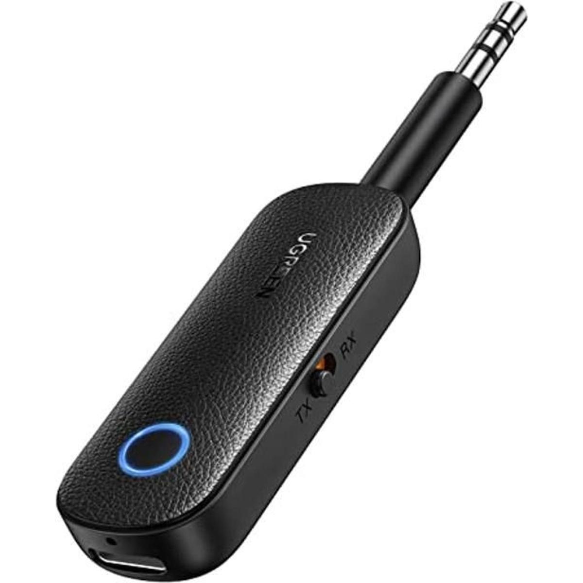 UGREEN Transmisor y receptor Bluetooth 5.0 2 en 1