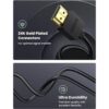 Cable micro hembra HDMI a macho HDMI Ugreen de alta_6