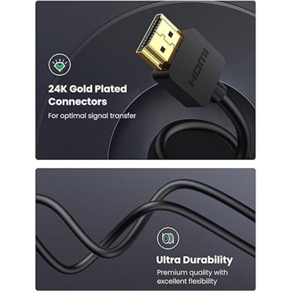 Cable micro hembra HDMI a macho HDMI Ugreen de alta_6