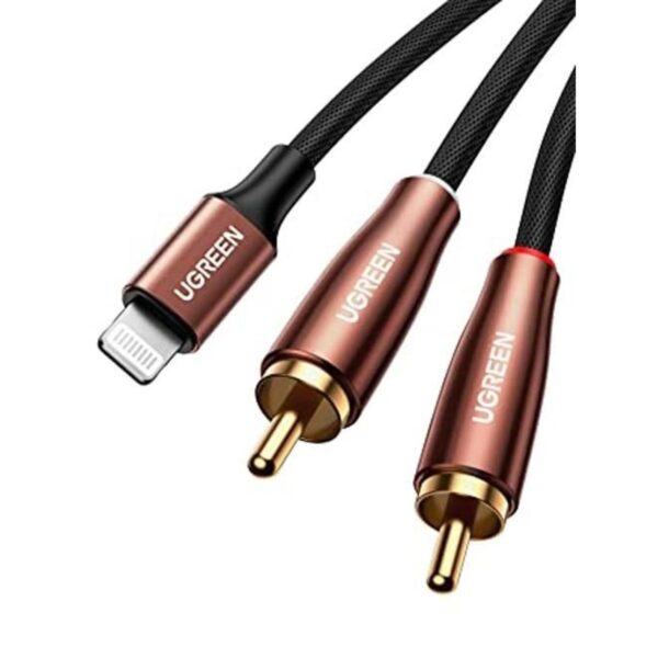 UGREEN Cable RCA certificado MFi Lightning a RCA para_1