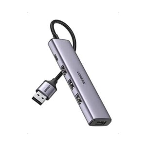 UGREEN Hub USB Hub USB 3.0 de aluminio de 4 puertos con_1