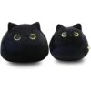 UEncounter Juguete de peluche de gato negro con forma de_6