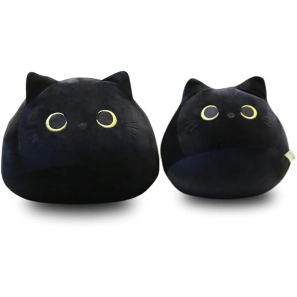UEncounter Juguete de peluche de gato negro con forma de_6