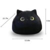 UEncounter Juguete de peluche de gato negro con forma de_2