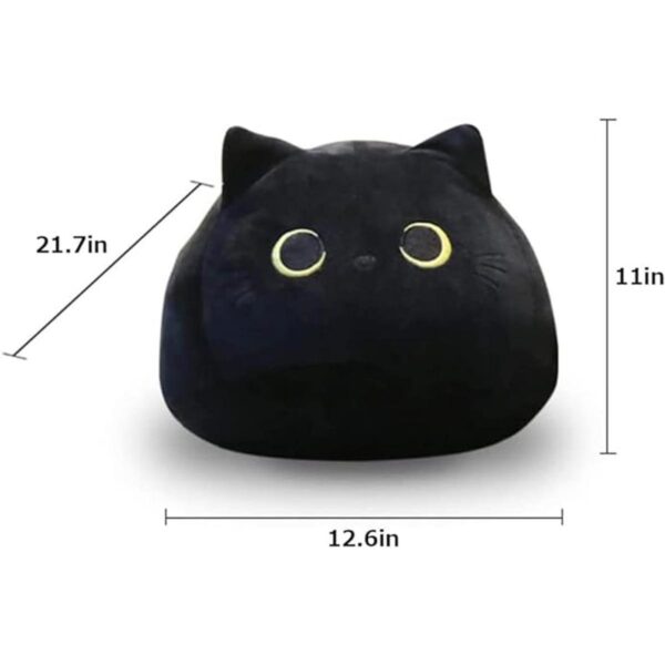 UEncounter Juguete de peluche de gato negro con forma de_2