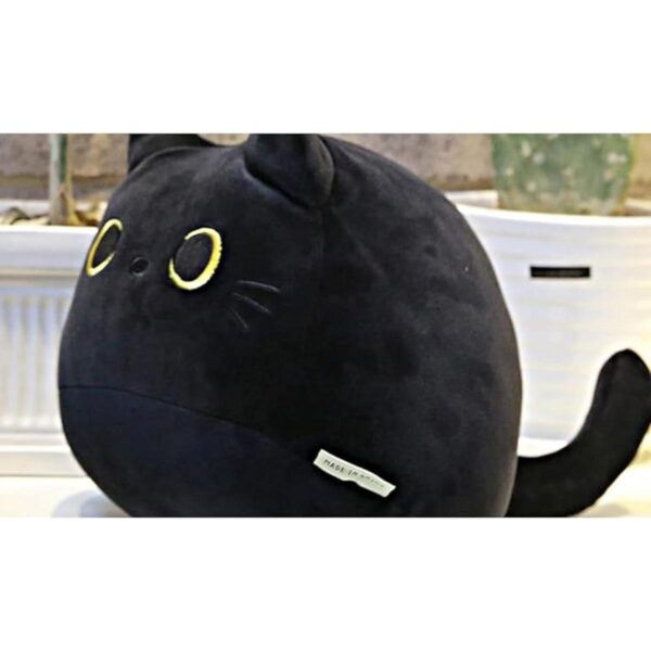 UEncounter Juguete de peluche de gato negro con forma de_5