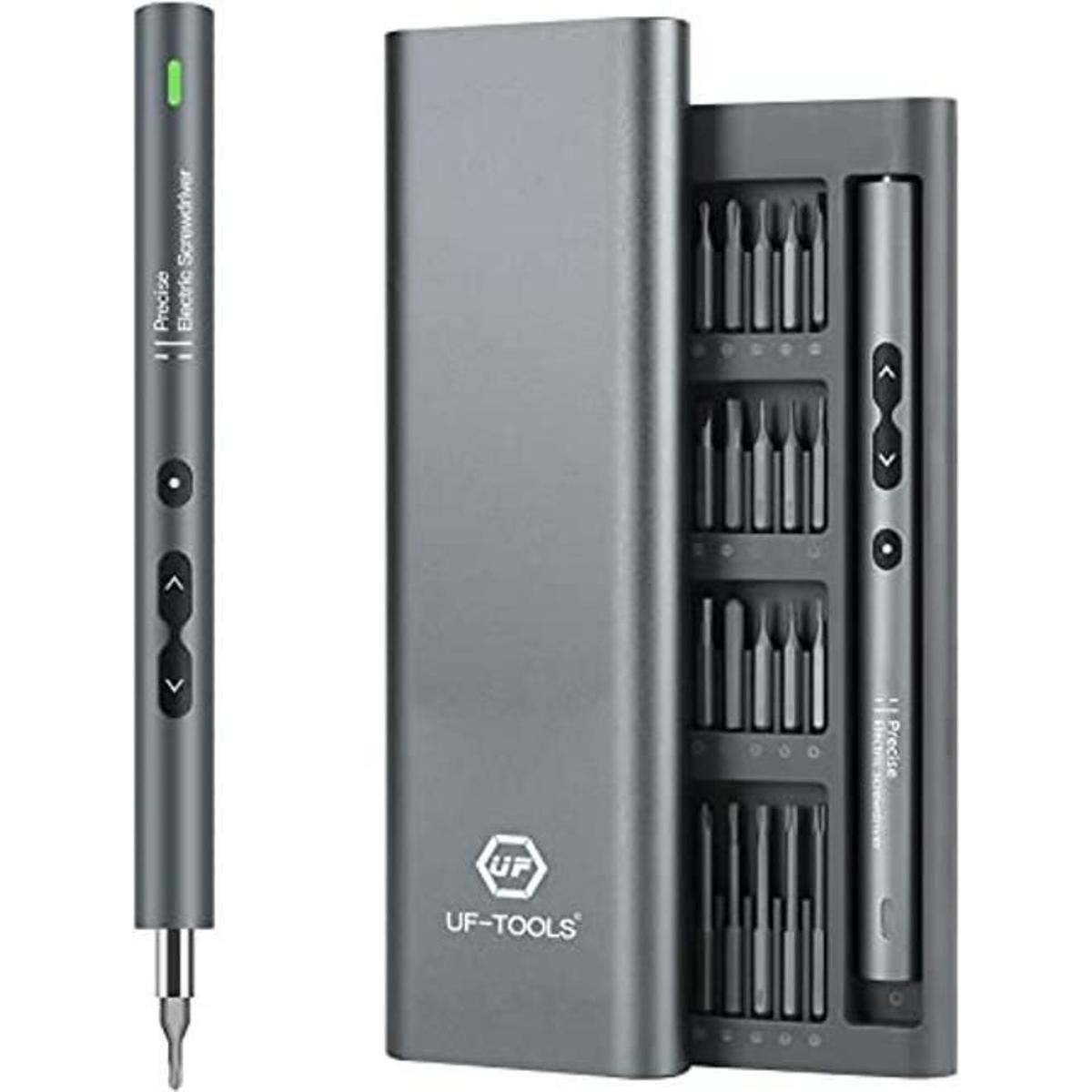 UFTOOLS Mini destornillador eléctrico 62 en 1 inalámbrico