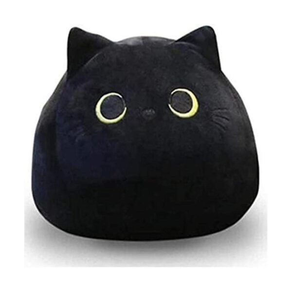 UEncounter Juguete de peluche de gato negro con forma de_1