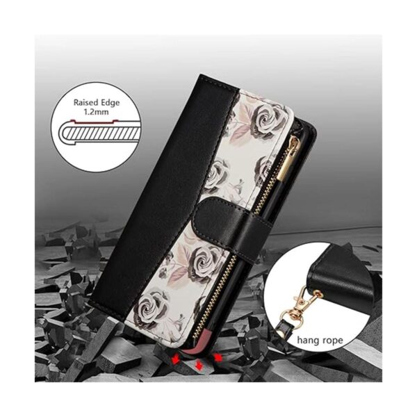 UEEBAI Funda tipo cartera para Samsung Galaxy S10 de piel_5