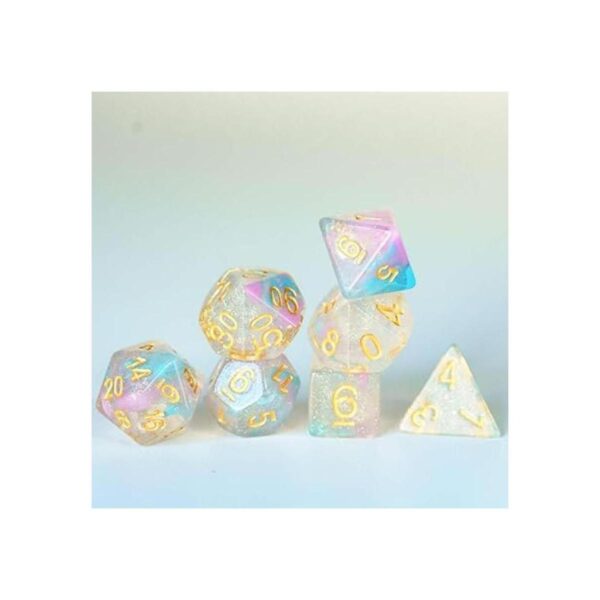 UDIXI Juego de dados poliédricos DND Dados de remolinos_6