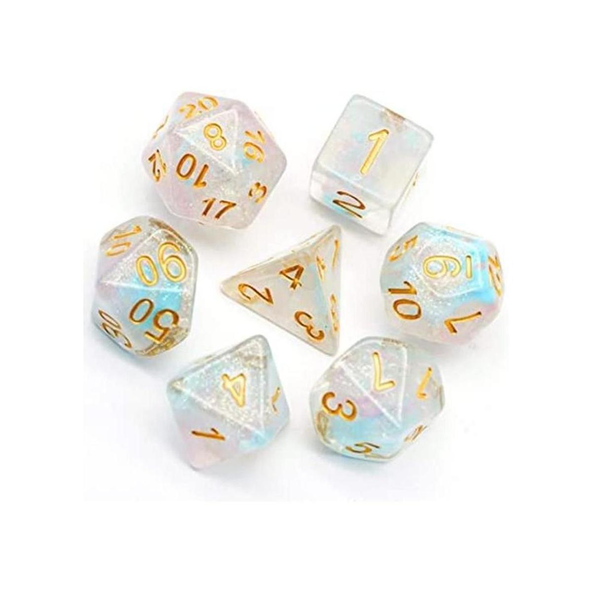 UDIXI Juego de dados poliédricos DND Dados de remolinos
